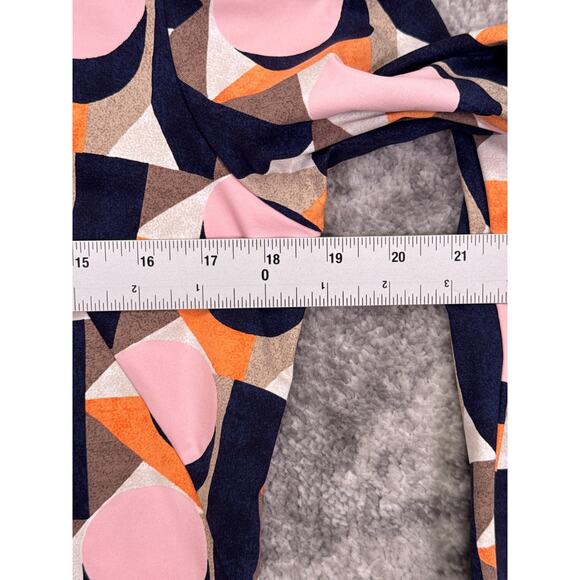 J McLaughlin Dress Large Womens Catalina Cloth Retro Geometric Print - Picture 4 of 8